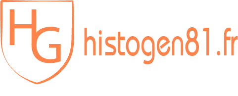 logo histogen81.fr histoire et Généalogie Association en Généalogie à Castres